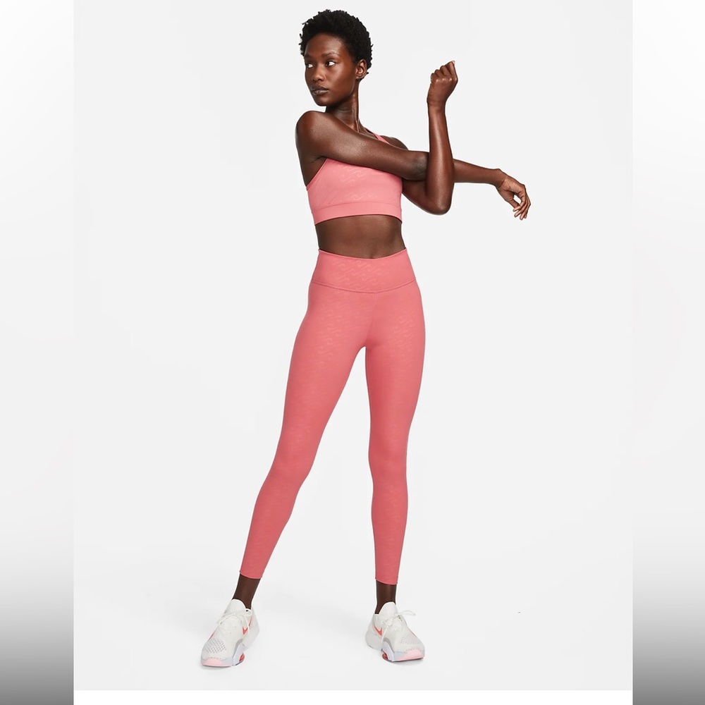 NWT Nike One Icon Clash Women's Mid-Rise 7/8 Printed Leggings Size M